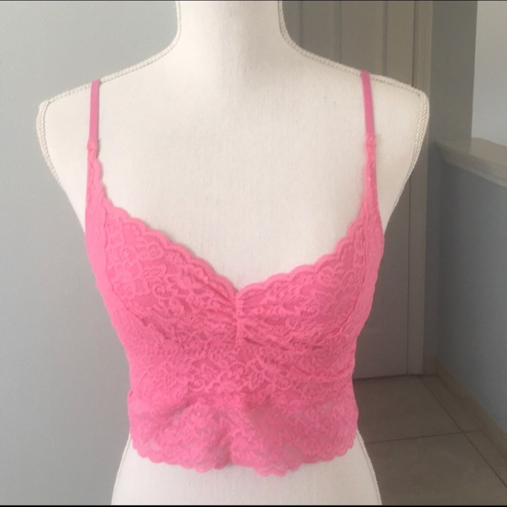 Abercrombie & Fitch Pink Gilly Hicks Bralette
